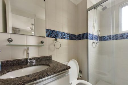 Banheiro Suíte de apartamento para alugar com 3 quartos, 87m² em Jardim Ipaussurama, Campinas