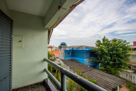 Varanda da sala de casa para alugar com 1 quarto, 54m² em Vila Humaita, Santo André