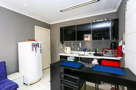 cozinha de kitnet/studio à venda com 1 quarto, 34m² em Parque Fernanda, São Paulo