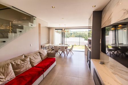 Sala de casa de condomínio para alugar com 3 quartos, 152m² em Residencial Onze (alphaville), Santana de Parnaíba