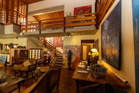 Sala de casa de condomínio à venda com 6 quartos, 502m² em Alphaville Residencial Um, Barueri