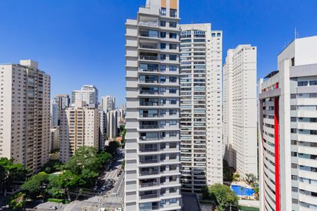 Vista da Varanda de kitnet/studio à venda com 1 quarto, 26m² em Cidade Monções, São Paulo