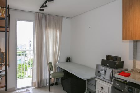 Sala de apartamento para alugar com 1 quarto, 28m² em Várzea da Barra Funda, São Paulo