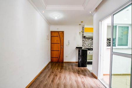 Sala de apartamento para alugar com 2 quartos, 42m² em Jardim Santo André, Santo André