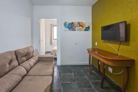Sala de apartamento para alugar com 2 quartos, 65m² em Vila Julia, Guarujá