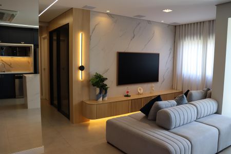 Sala de apartamento à venda com 2 quartos, 88m² em Tamboré, Barueri