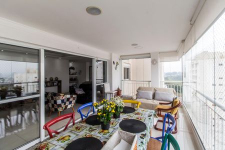 Varanda gourmet de apartamento para alugar com 3 quartos, 158m² em Tamboré, Santana de Parnaíba