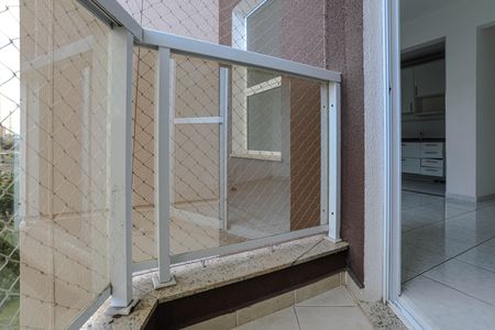 Sacada de apartamento para alugar com 2 quartos, 55m² em Loteamento Mogilar, Mogi das Cruzes