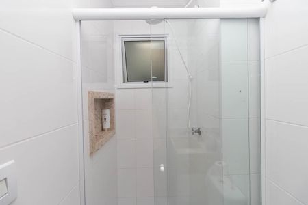 Banheiro da Suíte 1 de casa de condomínio para alugar com 2 quartos, 50m² em Vila Nova Mazzei, São Paulo