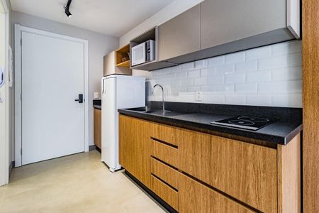Cozinha de kitnet/studio para alugar com 1 quarto, 48m² em Auxiliadora, Porto Alegre