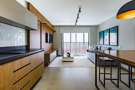 Sala de kitnet/studio para alugar com 1 quarto, 48m² em Auxiliadora, Porto Alegre