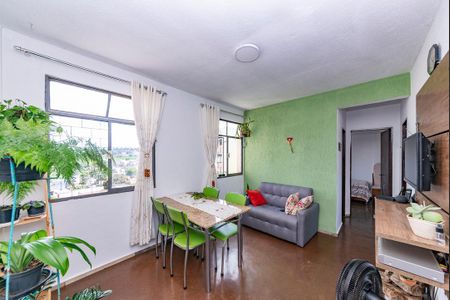 Sala de apartamento à venda com 2 quartos, 65m² em Conjunto Califórnia Ii, Belo Horizonte