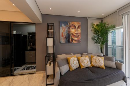 Sala de apartamento à venda com 2 quartos, 70m² em Residencial Zero (Tambore), Barueri