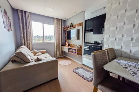 Sala de apartamento para alugar com 2 quartos, 49m² em Jardim Utinga, Santo André