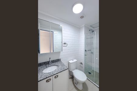 Banheiro de kitnet/studio à venda com 1 quarto, 31m² em Belenzinho, São Paulo