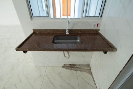 Cozinha de kitnet/studio para alugar com 1 quarto, 35m² em Jardim Simus, Sorocaba