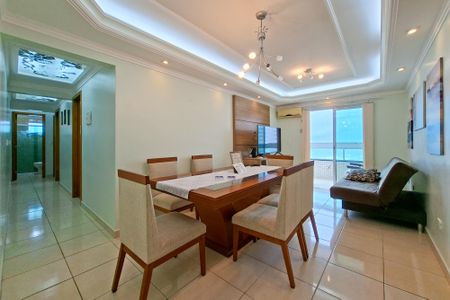 Sala de apartamento para alugar com 3 quartos, 122m² em Vilamar, Praia Grande