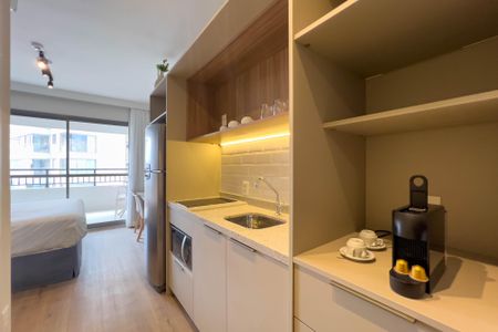 Cozinha de kitnet/studio para alugar com 1 quarto, 32m² em Sacomã, São Paulo
