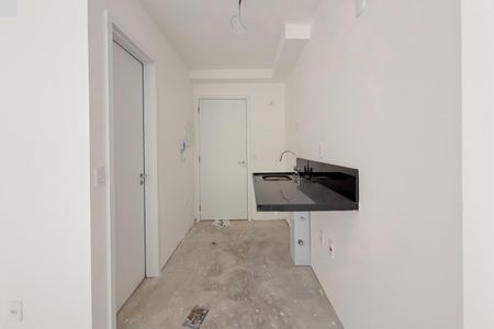 Cozinha de kitnet/studio à venda com 1 quarto, 23m² em Chácara Klabin, São Paulo