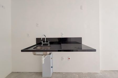 Cozinha de kitnet/studio à venda com 1 quarto, 23m² em Chácara Klabin, São Paulo