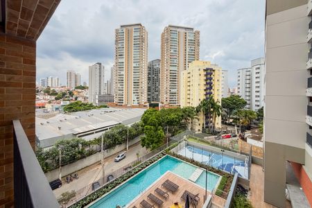 Varanda - Vista de kitnet/studio à venda com 1 quarto, 24m² em Chácara Klabin, São Paulo