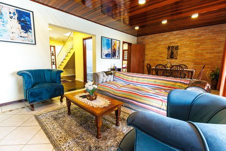 Sala de casa de condomínio para alugar com 3 quartos, 530m² em Chácaras Polaris, Indaiatuba