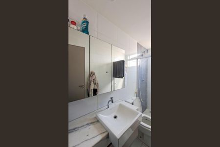 Banheiro da Suíte de apartamento à venda com 4 quartos, 155m² em Paraíso, Belo Horizonte