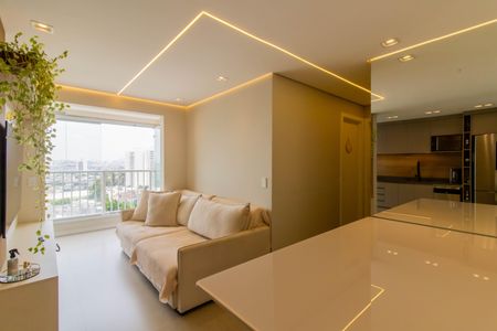 Sala de apartamento à venda com 2 quartos, 55m² em Vila Itapegica, Guarulhos