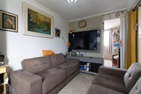 Sala de apartamento à venda com 2 quartos, 48m² em Conjunto Habitacional Padre Manoel de Paiva, São Paulo