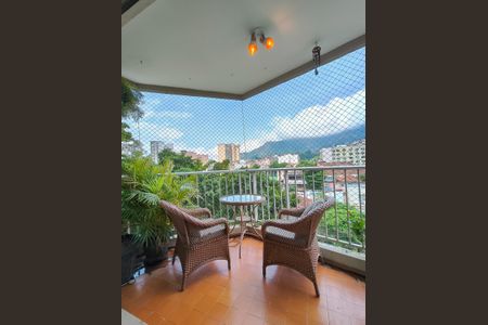 Varanda da Sala de apartamento à venda com 3 quartos, 132m² em Grajaú, Rio de Janeiro