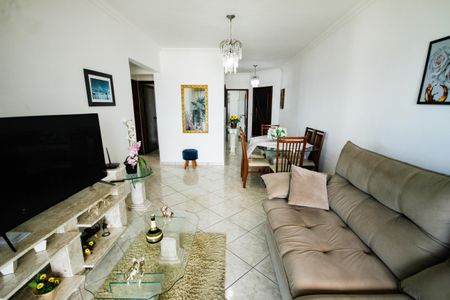Sala de apartamento para alugar com 3 quartos, 126m² em Vila Caiçara, Praia Grande