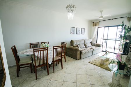 Sala de apartamento para alugar com 3 quartos, 126m² em Vila Caiçara, Praia Grande
