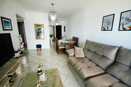 Sala de apartamento para alugar com 3 quartos, 126m² em Vila Caiçara, Praia Grande