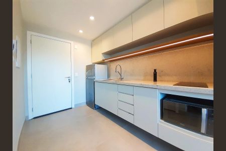 Cozinha de apartamento à venda com 1 quarto, 29m² em Cidade Baixa, Porto Alegre