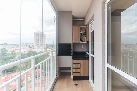 Varanda da Sala de apartamento para alugar com 3 quartos, 67m² em Mogi Moderno, Mogi das Cruzes