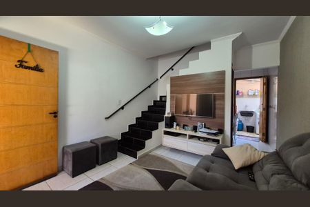 Sala de casa à venda com 2 quartos, 69m² em Parque Capuava, Santo André