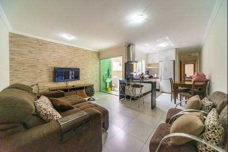 Sala de apartamento à venda com 3 quartos, 68m² em Vila Humaita, Santo André