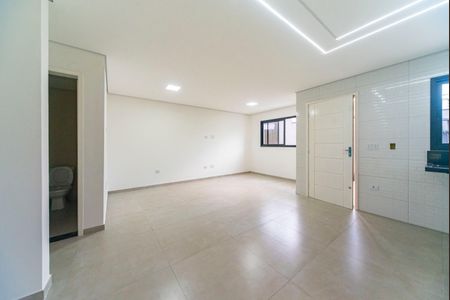 Sala de casa à venda com 3 quartos, 116m² em Vila Scarpelli, Santo André