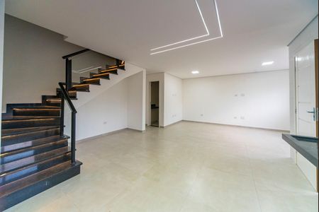 Sala de casa à venda com 3 quartos, 116m² em Vila Scarpelli, Santo André