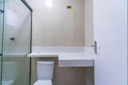 Banheiro Social de casa à venda com 3 quartos, 116m² em Vila Scarpelli, Santo André