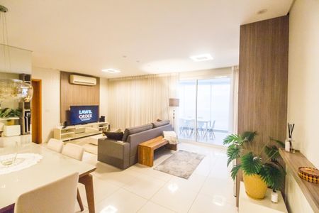 Sala de apartamento para alugar com 3 quartos, 126m² em Residencial Tambore Iii, Santana de Parnaíba