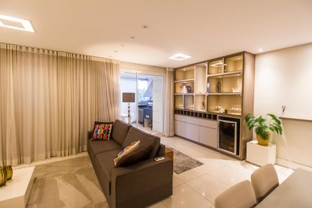 Sala de apartamento para alugar com 3 quartos, 126m² em Residencial Tambore Iii, Santana de Parnaíba