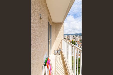 Varanda da Sala de apartamento à venda com 1 quarto, 29m² em Parque Vitoria, São Paulo