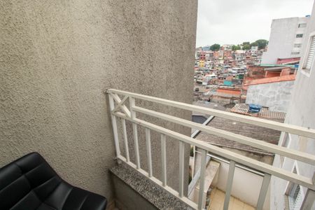 Sacada da Sala de apartamento à venda com 2 quartos, 88m² em Parque João Ramalho, Santo André