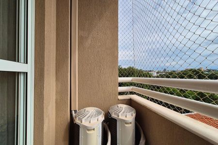 varanda da Sala de apartamento para alugar com 2 quartos, 63m² em Jardim Dom Vieira, Campinas