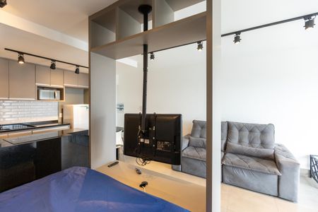 Sala de kitnet/studio para alugar com 1 quarto, 46m² em Centro, Campinas