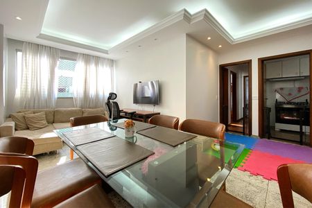 Sala de apartamento à venda com 3 quartos, 92m² em Silveira, Belo Horizonte