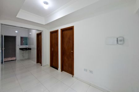 Sala de casa de condomínio para alugar com 2 quartos, 45m² em Princesa, Praia Grande