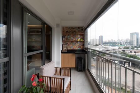 Varanda de apartamento à venda com 3 quartos, 90m² em Parque Industrial Tomas Edson, São Paulo