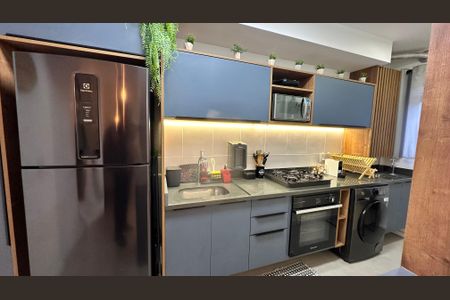 Cozinha de apartamento à venda com 2 quartos, 68m² em Vargem Grande, Rio de Janeiro